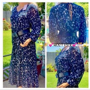 🎉HP S/M NWT Free People 2 Pc BoHo Chic Tiered Ruffle Skirt Maxi Dress